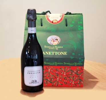 Panettone   & prosecco brut